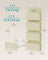 Over-Door Storage Organiser - 4 Pocket Design - Fabric - Sand Beige