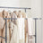 Clothes Rack - Metal - Grey - 2 Hanging Rails and 2 Storage Shelves