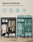 Portable Fabric Wardrobe - Steel Frame - Black - 110 kg Capacity