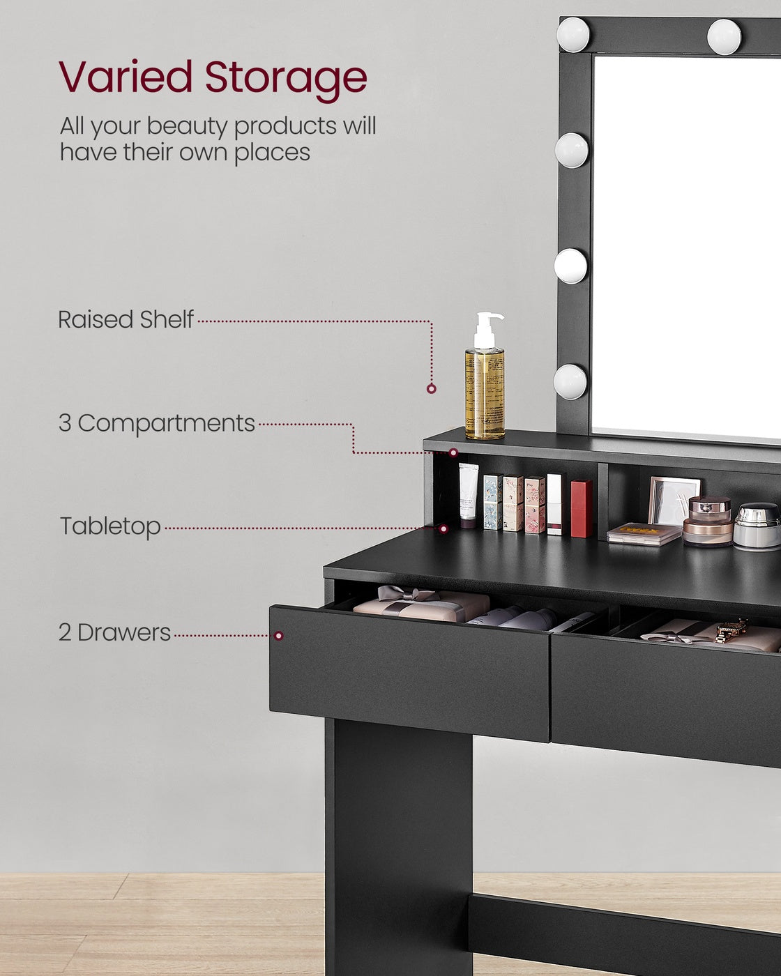 Dressing Table - Wood - Modern