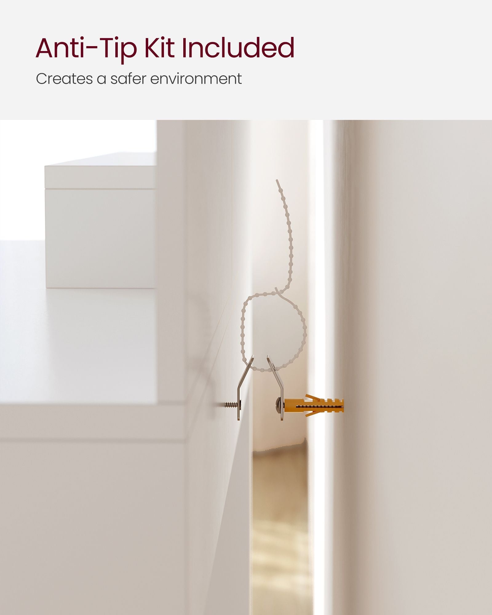 Vanity Table - Wood - White - With Mirror