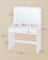 Dressing Table - Wood - White - Large Mirror with Adjustable LED Lights and Storage Compartments