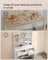 Dressing Table - Wood - Cloud White - Adjustable LED Lights with Mirror and Spacious Storage