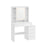 Dressing Table - Wood - Cloud White - LED Lights