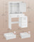 Dressing Table - Wood - Cloud White - LED Lights