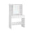 Dressing Table - Engineered Wood - Cloud White - LED Lights with Adjustable Brightness and 2 Drawers