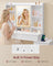 KAILYN Collection - Dressing Table - Wood - Cloud White