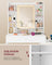 KAILYN Collection - Dressing Table - Wood - Cloud White