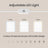 Dressing Table - With Drawers and Charging Outlet - Cloud White - 107 x 40 x 144.5 cm