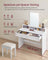 Dressing Table - Wood - Modern Finish
