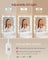Dressing Table - With Drawers and Charging Outlet - Cloud White - 80 x 40 x 144.3 cm