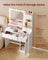 Hollywood Mirror - With Dimmable LED Lights - Cloud White - 80 x 80 x 144.3 cm