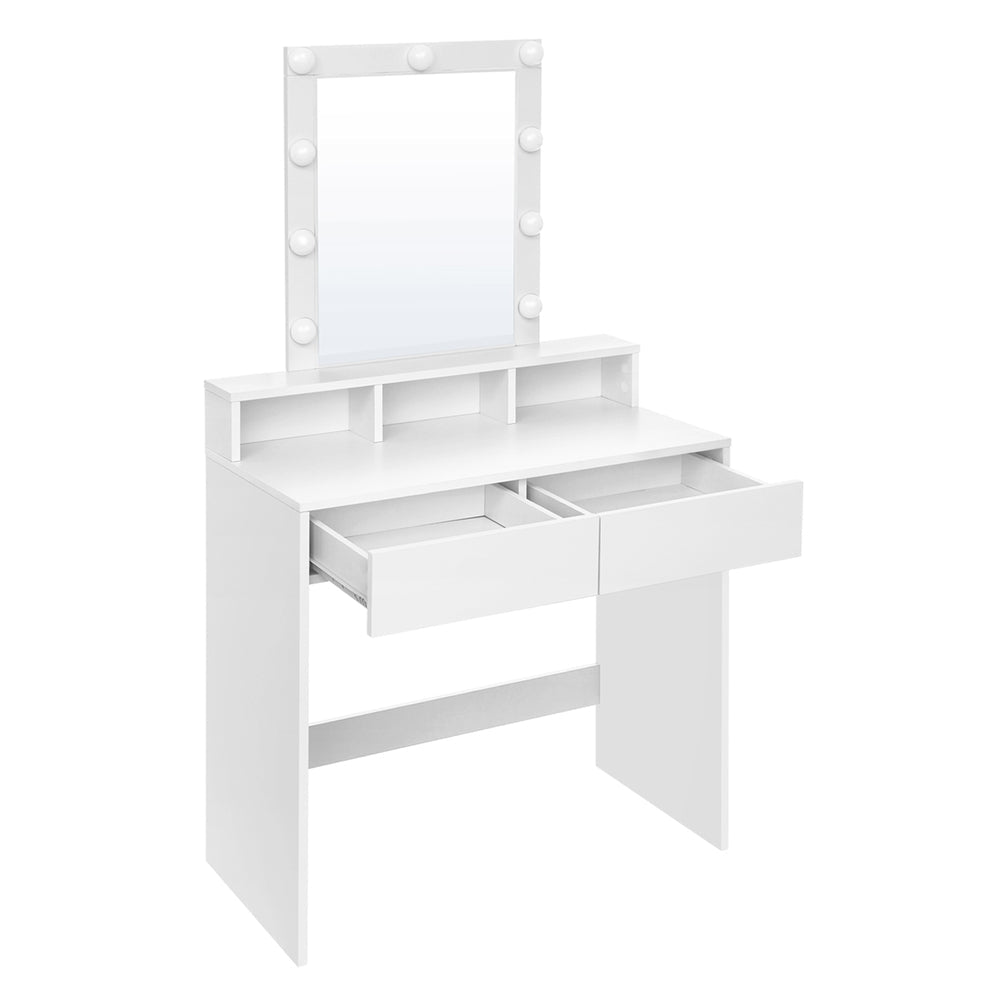 Vanity Makeup Table - 40L - Particleboard - Lighted Mirror