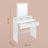 Vanity Makeup Table - 40L - Particleboard - Lighted Mirror