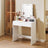 Vanity Makeup Table - 40L - Particleboard - Lighted Mirror