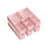 Set of 12 Foldable Fabric Drawer Organisers - Non-Woven Fabric - Jelly Pink - Versatile Storage for Socks