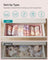 Set of 12 Foldable Fabric Drawer Organisers - Non-Woven Fabric - Jelly Pink - Versatile Storage for Socks