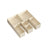 Set of 12 Foldable Fabric Drawer Organisers - Linenette Non-Woven Fabric - Dove Grey