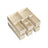 Set of 12 Foldable Fabric Drawer Organisers - Linenette Non-Woven Fabric - Sand Beige - Ideal for Socks