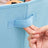 Set of 3 Fabric Cube Storage Bins - Blue and Green - Foldable with Handles