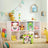 Foldable Storage Boxes - Fabric - Multicolor - Set of 3 with Animal Motifs