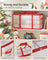 Christmas Bauble Storage Box - Plastic - Sandy Gold - 54 Slots with Lid and Dual Zippers