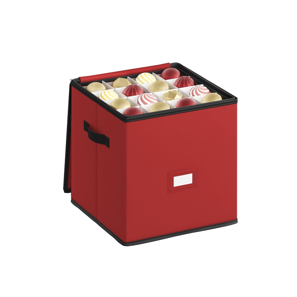 Christmas Decoration Storage Box - 64 Slots - Oxford Fabric - Dual Zippers