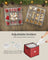 Christmas Decoration Storage Box - 64 Slots - Oxford Fabric - Dual Zippers