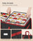 Decorative Storage Box - Fabric - Red - Large Capacity for Christmas Decorations