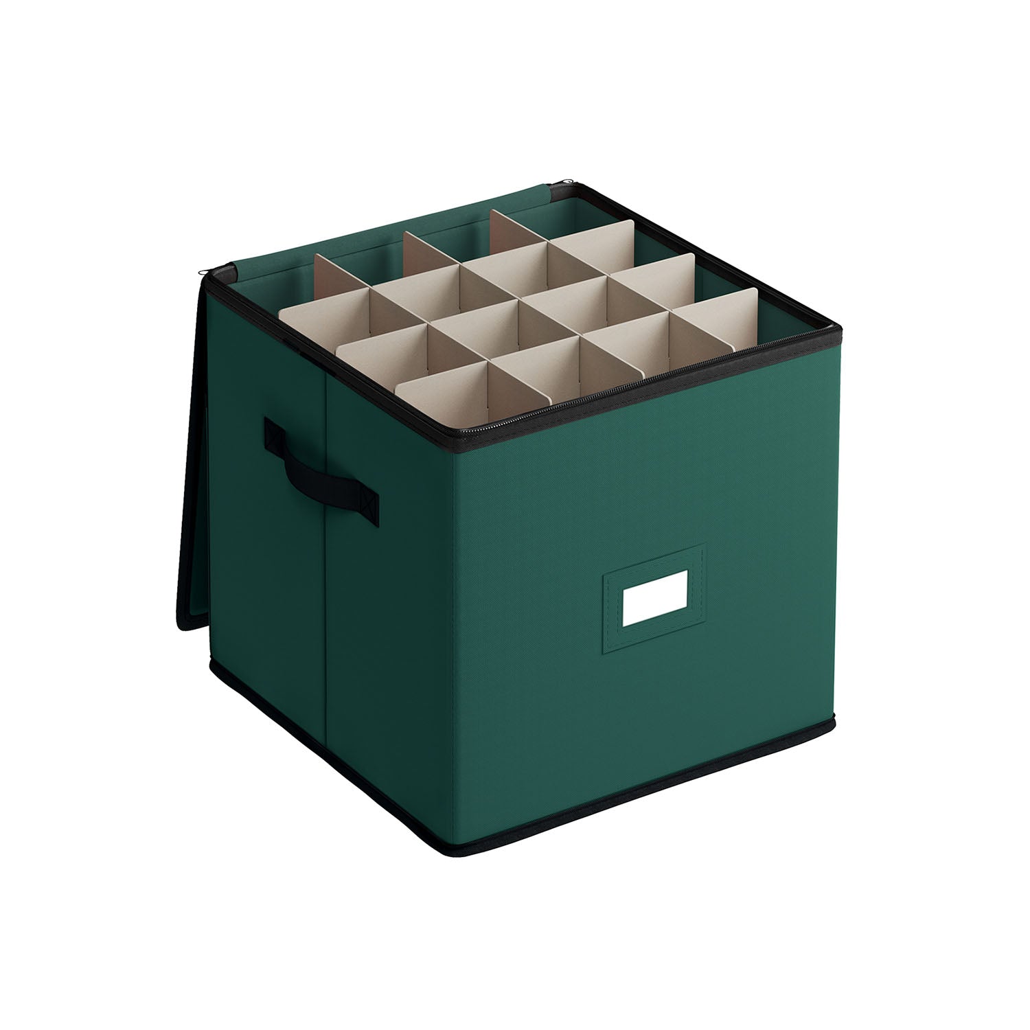 Christmas Decoration Storage Box - Non-Woven Fabric - Clear - 64 Slots