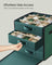 Christmas Decoration Storage Box - 600D Oxford - Forest Green - Stackable with Side Open and 64 Slots