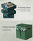 Christmas Decoration Storage Box - 600D Oxford - Forest Green - Stackable with Side Open and 64 Slots