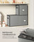 Christmas Decoration Storage Box - 600D Oxford - Dove Grey - Stackable with 4 Drawer Trays and 64 Slots