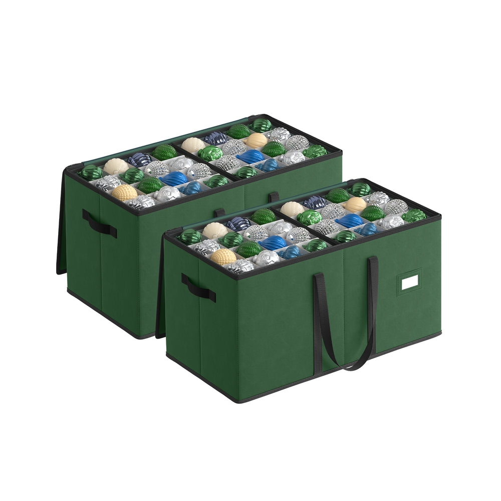Christmas Decoration Storage Box - 78L - Oxford Fabric - Dual Zippers