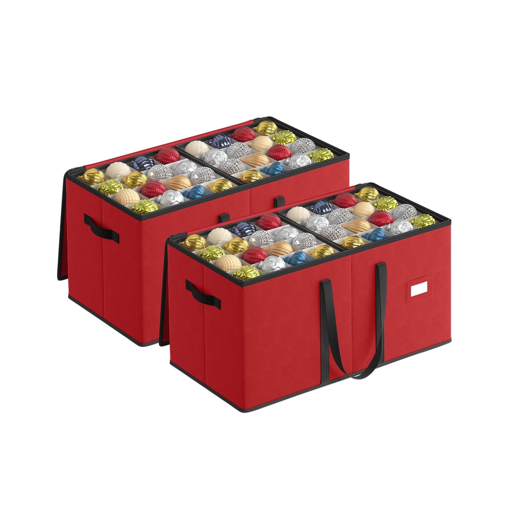 Christmas Decoration Storage Box - 78L - Oxford Fabric - Dual Zippers