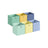 Storage Cubes Set of 6 Collapsible Storage Boxes Rainbow Storage Bins - Non-Woven Fabric and Plastic - Pale Gold