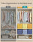 Storage Cubes Fit Cube Storage Unit Colourful Fabric Bins - Non-Woven Fabric and Plastic - Pale Blue