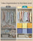 Storage Cubes Set of 6 Collapsible Storage Boxes Colourful Fabric Bins - Non-Woven Fabric and Plastic - Pale Blue