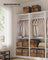 Foldable Storage Cubes - Fabric - Rustic Brown - Set of 8