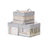 Medium Fabric Storage Bins - Set of 3 - Dove Grey - Foldable Design with Handles