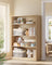 Medium Fabric Storage Bins Set of 3 - Cream White - Foldable with Handles
