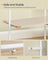 Clothes Rail - Metal - Natural Beige - 6 Shelves