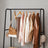 Heavy-Duty Clothes Rack - Steel - Rustic Brown and Black - Includes Shelves and S-Hooks
