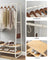 Clothes Rail - Steel - Oak Beige