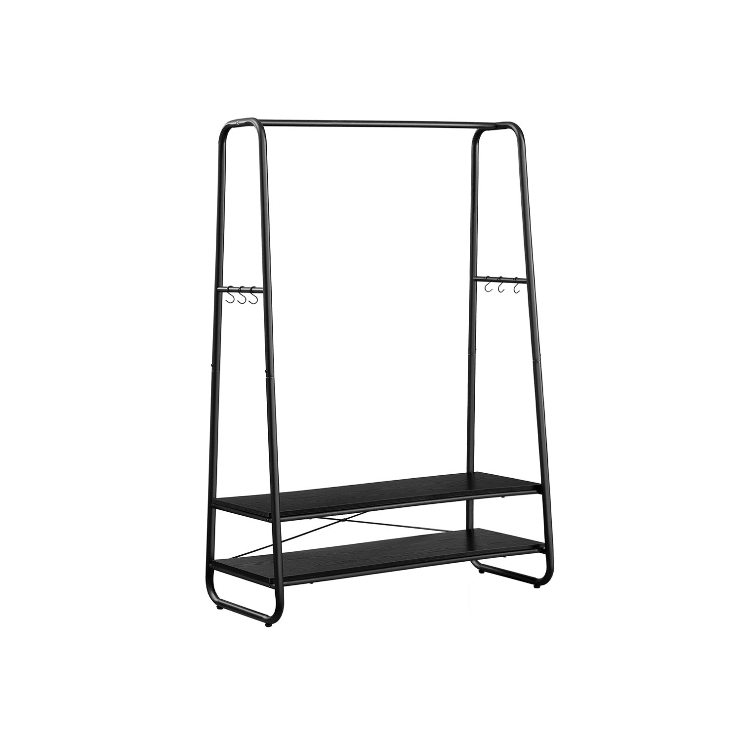 Clothes Rail - Steel - Ebony Black
