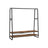 Clothes Rail - Steel - Rustic Brown and Black