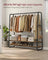 Clothes Rail - Steel - Rustic Brown and Black