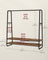 Clothes Rail - Steel - Rustic Brown and Black