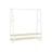 Clothes Rail - Steel - Rustic Brown and Black