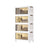 Storage Boxes with Lid - 100L - PP Plastic - 4-Tier Stackable